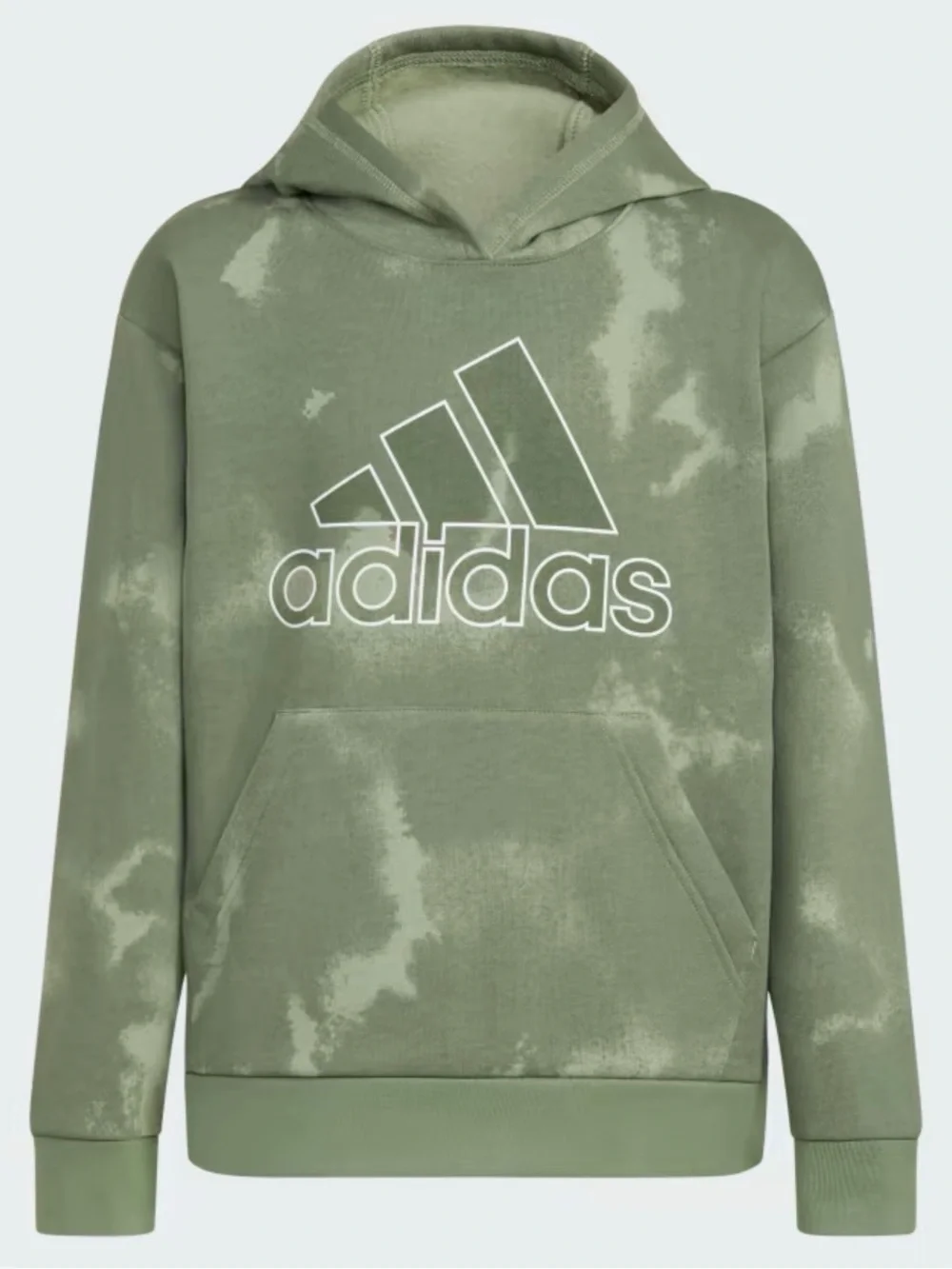 Adidas MINT Mild Tie Dye Forest Green Boys Youth S Sweatshirt Hoodie